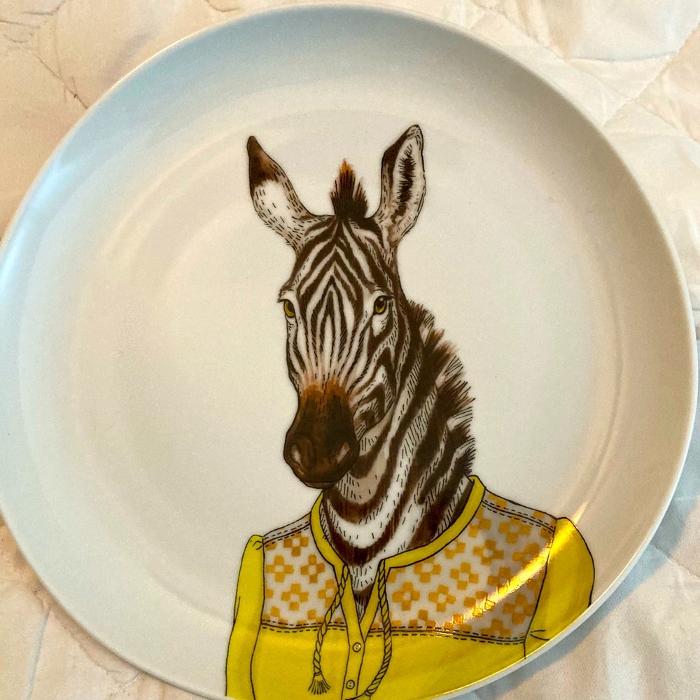 West Elm: Dapper Animal salad plate